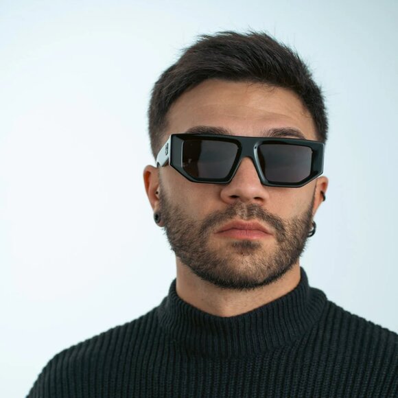 Off-White VANCOUVER Men Sunglasses Black Grey Square OERI13F VANCOUVER 1007 - Picture 13 of 14